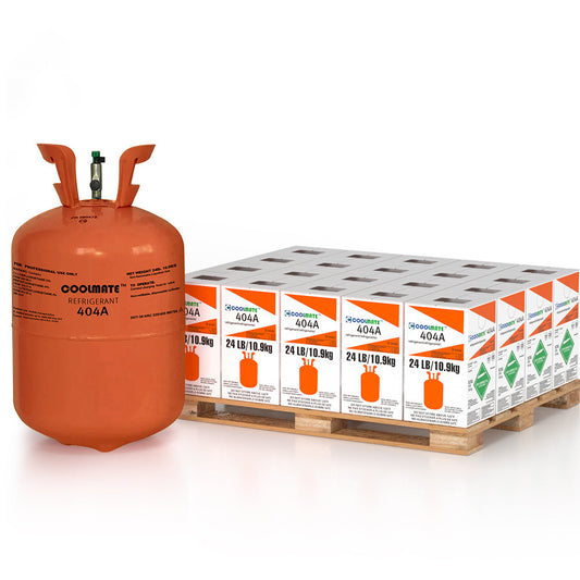 Half Pallet R-404A 24LB(20 Cylinders |CoolmateGas Refrigerant